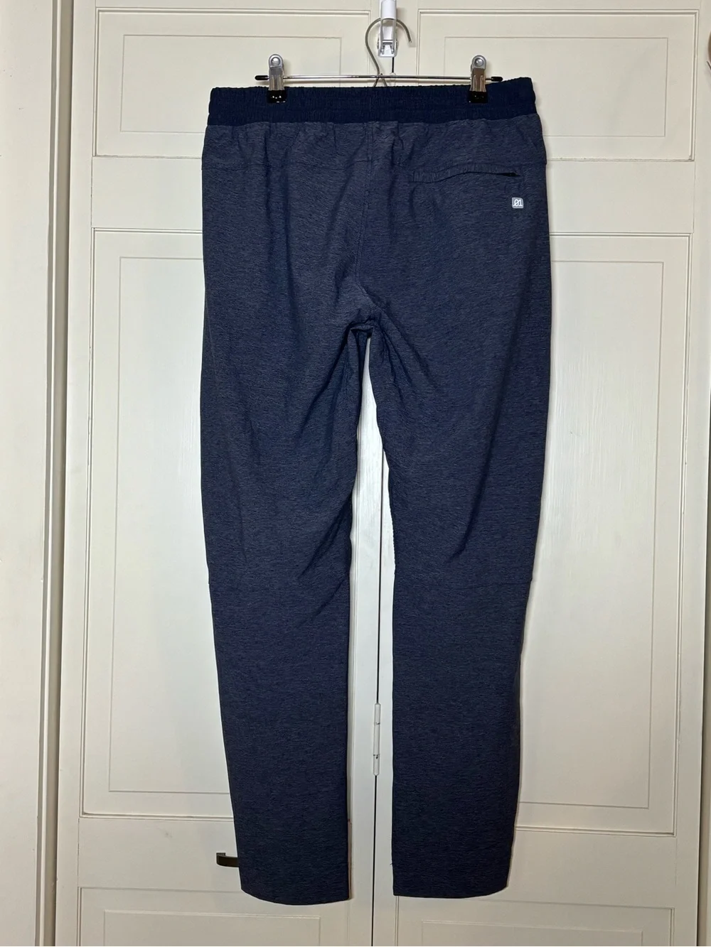 Men's 01.ALGO Navy Small Drawstring Performance Pants